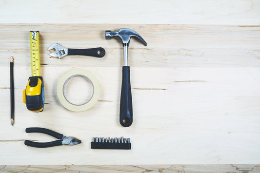 tools on a table